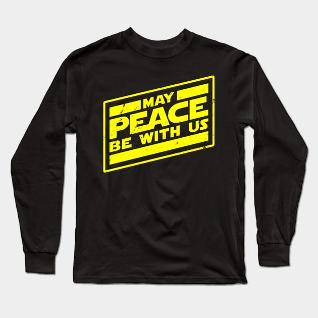 Anti-War Peace Make Love Not War Slogan Long Sleeve T-Shirt by BoggsNicolas